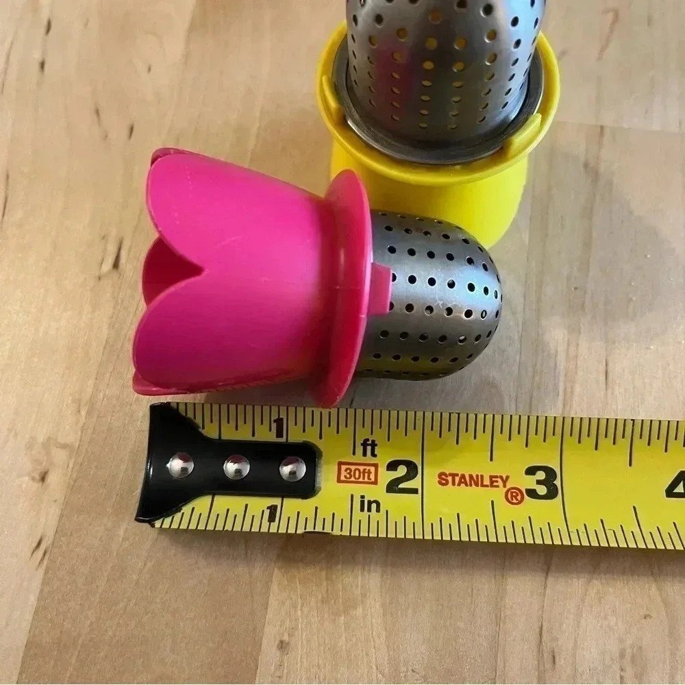 2 IKEA VAGRAT Stainless Steel Floating Basket Tea Infuser Herb Strainer - Picture 8 of 8